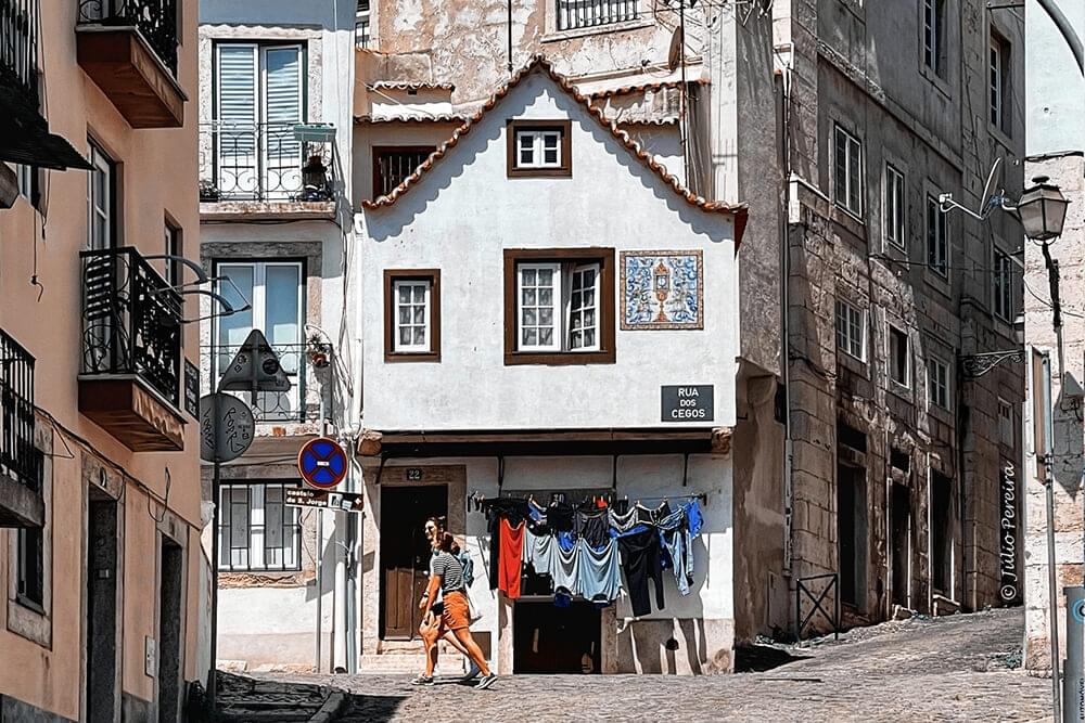 the oldest house in Lisbon, in Alfama